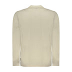 U.S. Grand Beige Cotton Men Polo Shirt U.S. Grand