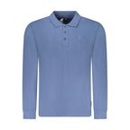 U.S. Grand Blue Cotton Men's Polo Shirt U.S. Grand