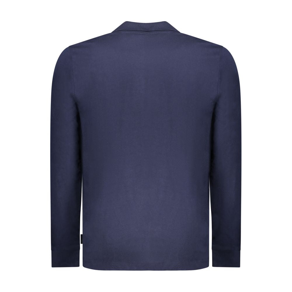 U.S. Grand Blu Cotton Men Polo U.S. Grand
