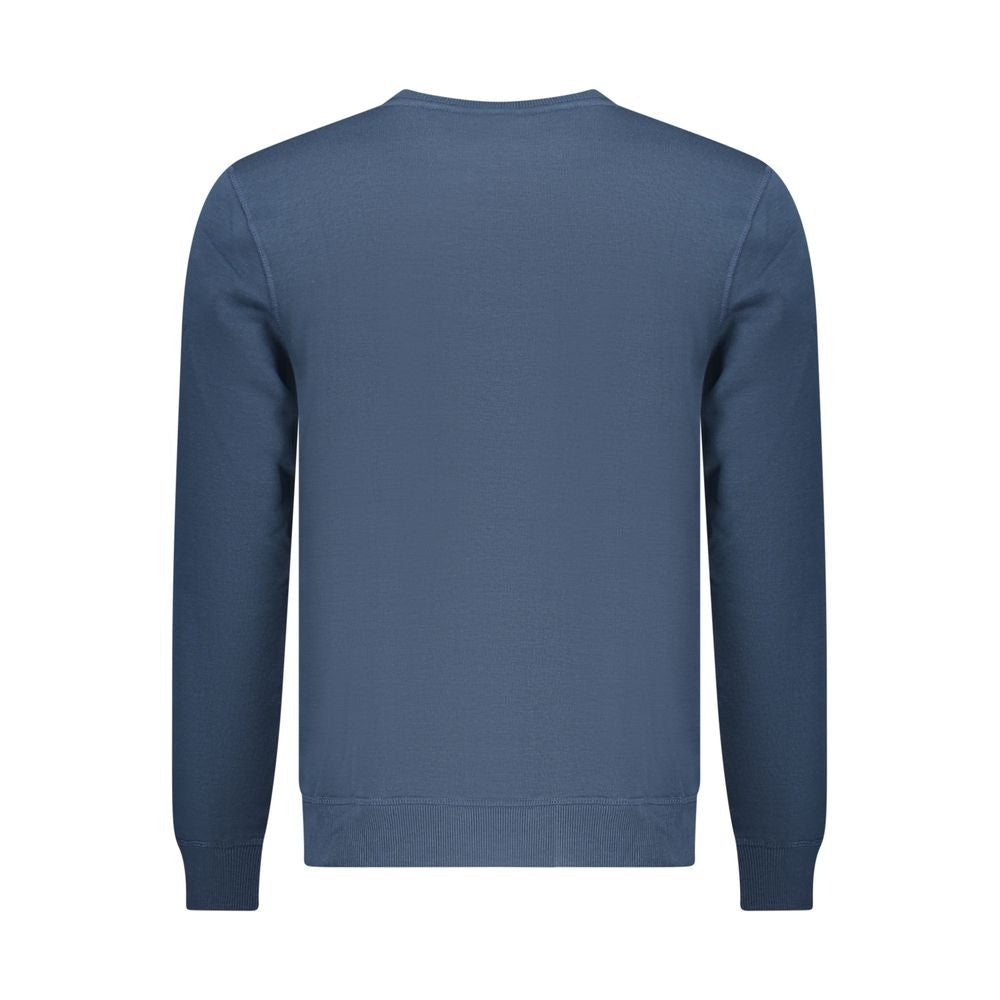 U.S. Grand Blue Polyester Men Sweatshirt U.S. Grand