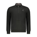 U.S. Grand Black Polyester Men Sweatshirt U.S. Grand