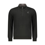 U.S. Grand Black Polyester Men Sweatshirt U.S. Grand
