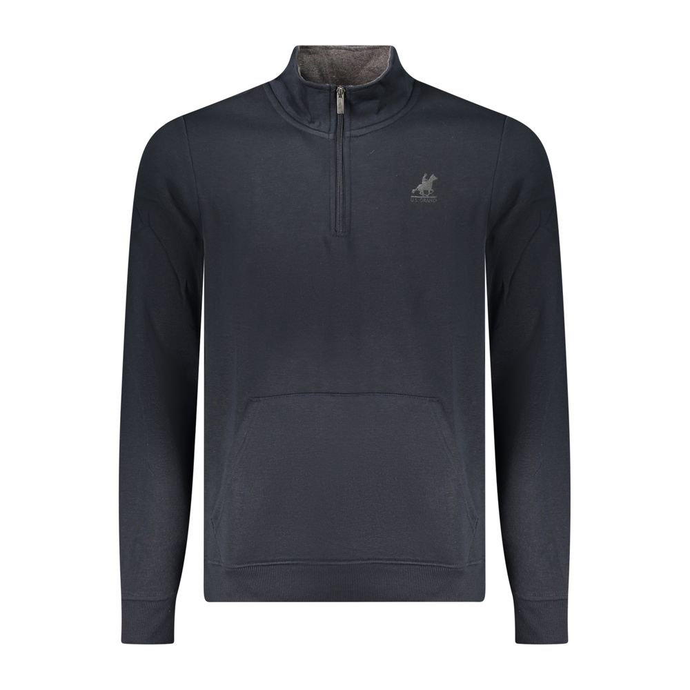 U.S. Grand Blue Polyester Men Sweatshirt U.S. Grand