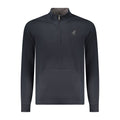 U.S. Grand Blue Polyester Men Sweatshirt U.S. Grand