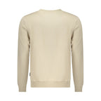 U.S. Grand Beige Polyester Men Sweatshirt U.S. Grand