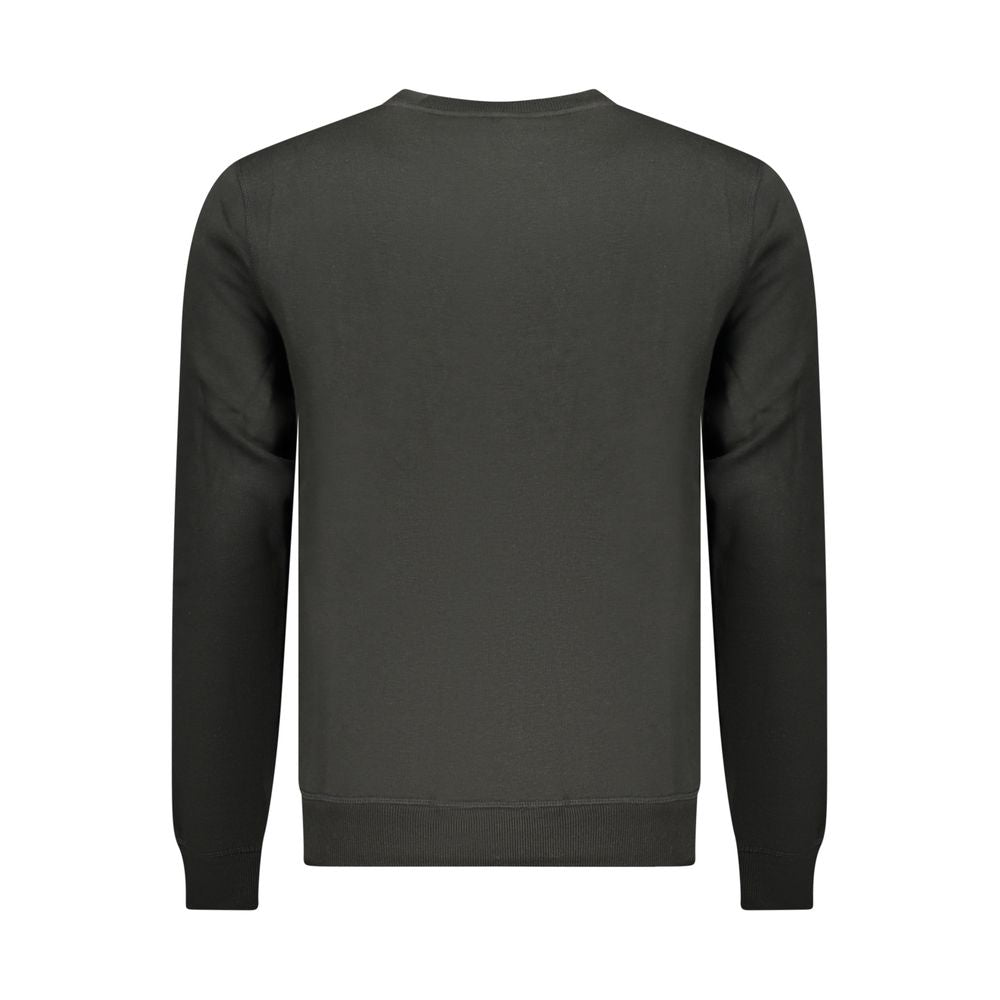 U.S. Grand Black Polyester Men Sweatshirt U.S. Grand