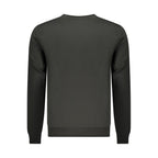 U.S. Grand Black Polyester Men Sweatshirt U.S. Grand