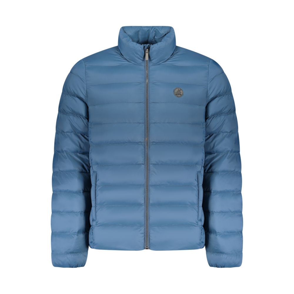 U.S. Grand Blu Polyester Men's Jacket U.S. Grand