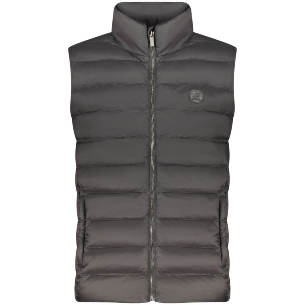 U.S. Grand Black Polyester Men's Jacket U.S. Grand
