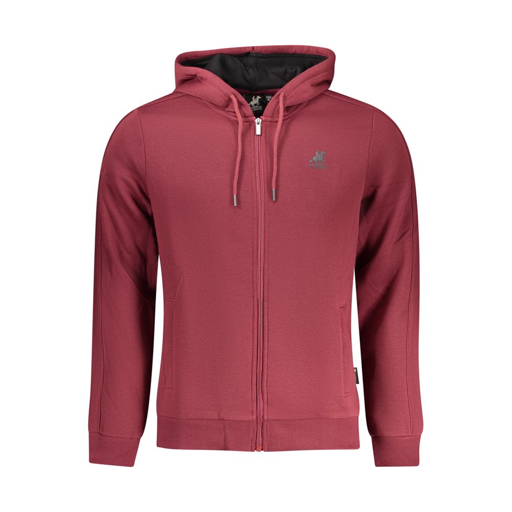 U.S. Grand Red Cotton Men's Sweatshirt U.S. Grand