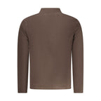 U.S. Grand Marrone Polyester Men Sweatshirt U.S. Grand