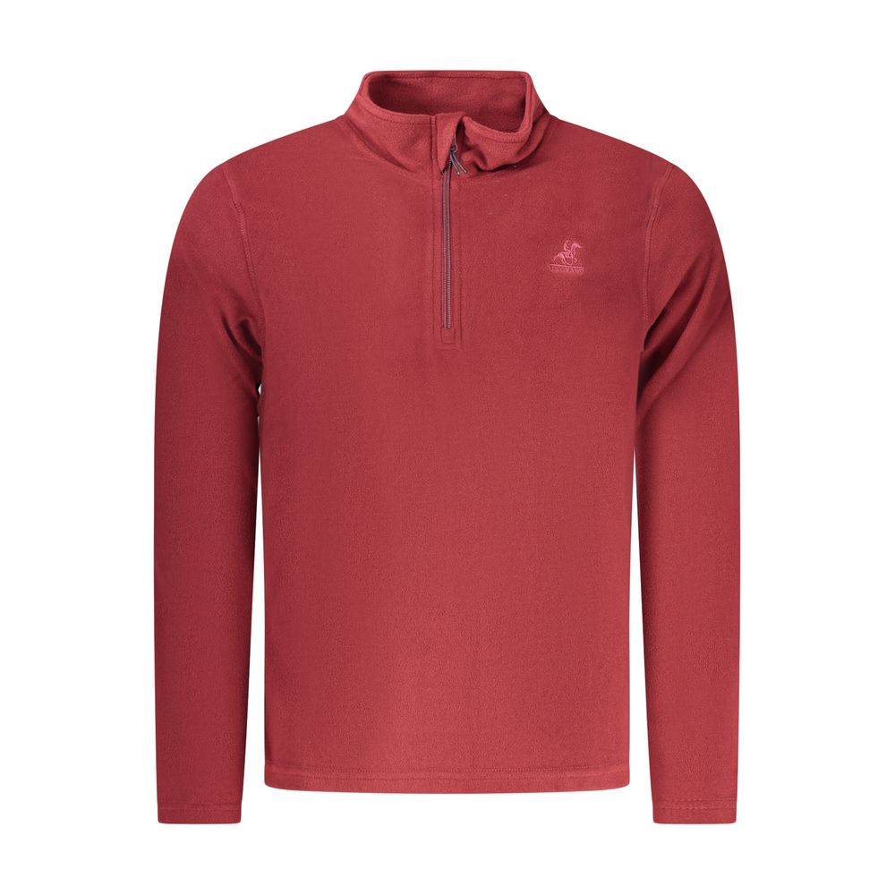 U.S. Grand Red Polyester Men Sweatshirt U.S. Grand