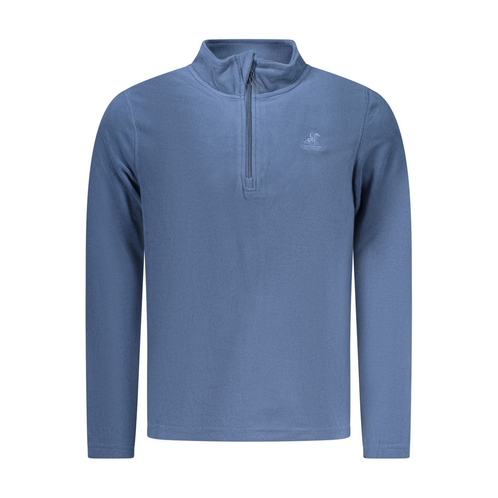 U.S. Grand Blue Polyester Men Sweatshirt U.S. Grand
