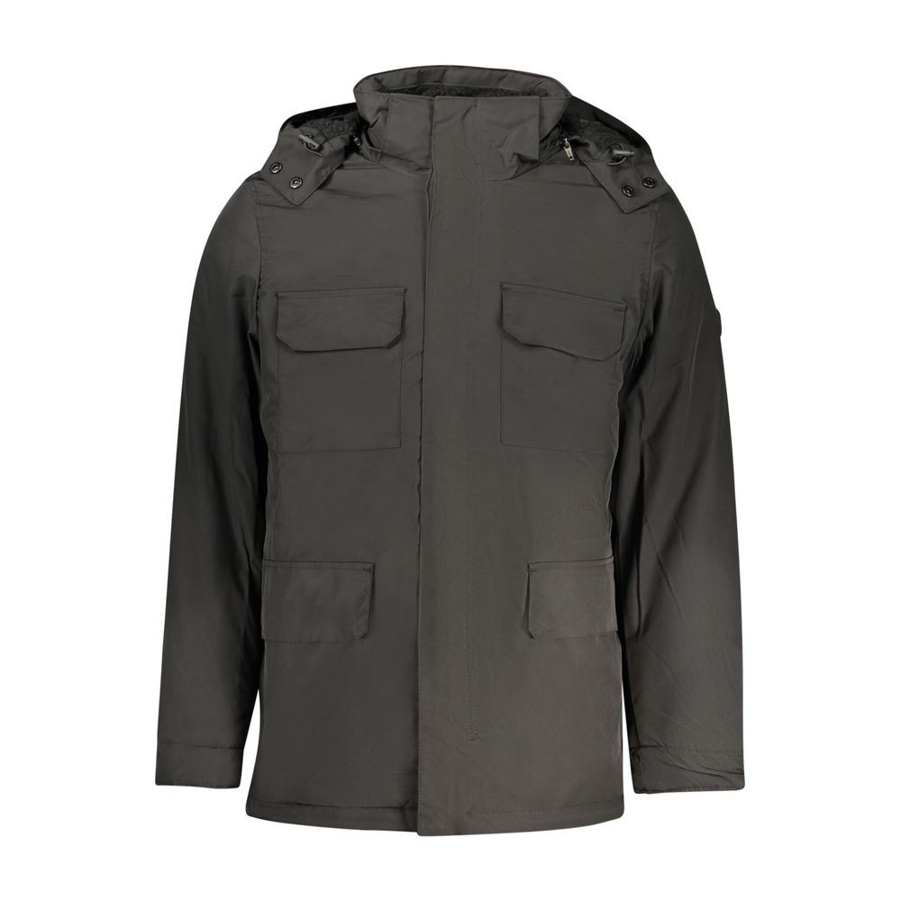 U.S. Grand Black Polyester Mens Jacket U.S. Grand