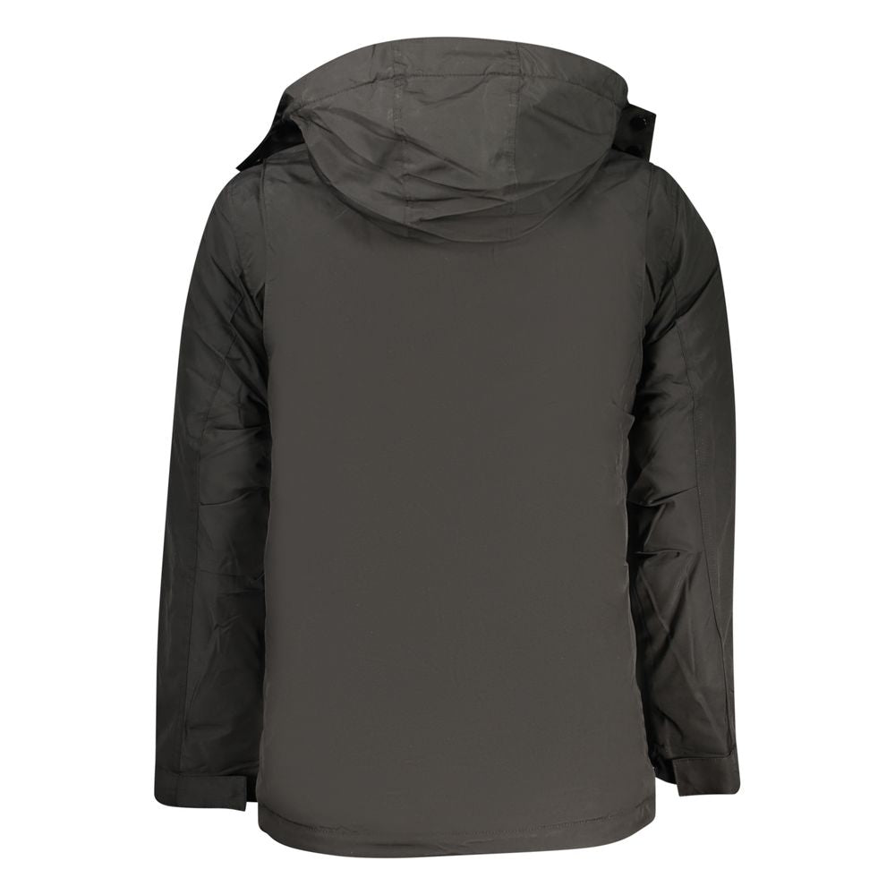 U.S. Grand Black Polyester Mens Jacket U.S. Grand