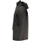 U.S. Grand Black Polyester Mens Jacket U.S. Grand