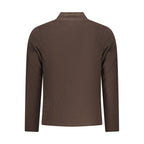U.S. Grand Marrone Polyester Men Sweatshirt U.S. Grand