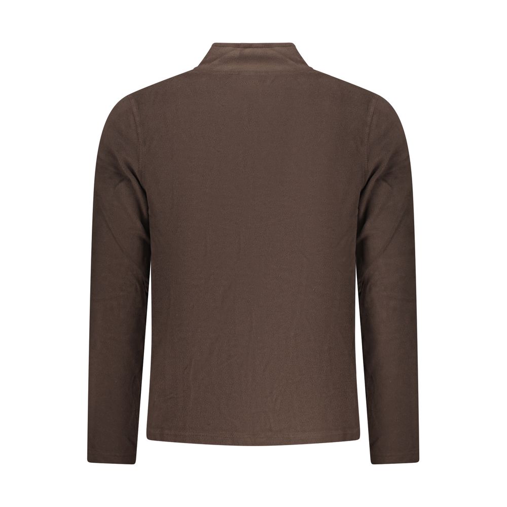 U.S. Grand Marrone Polyester Men Sweatshirt U.S. Grand