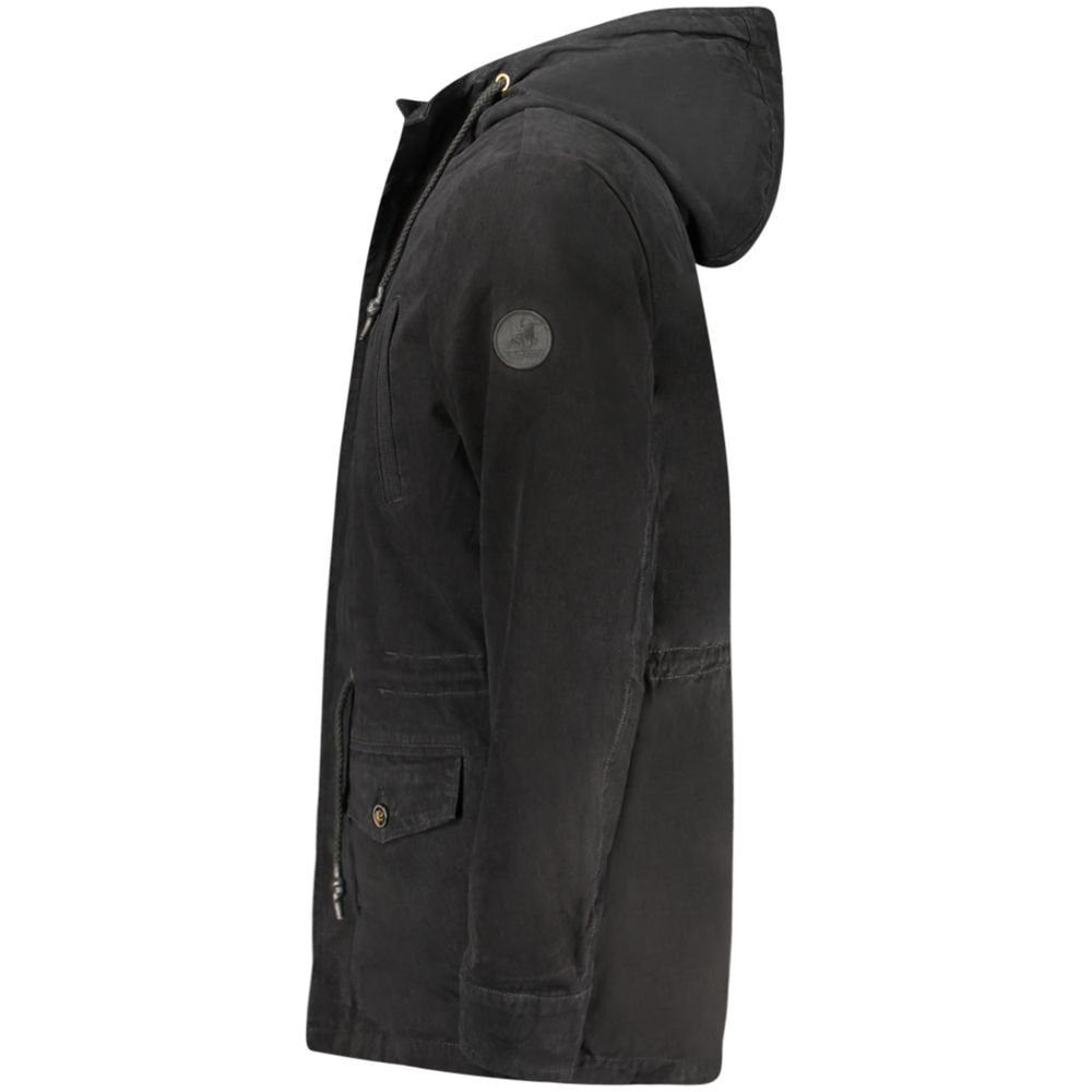 U.S. Grand Nero Polyester Men's Parka Jacket U.S. Grand