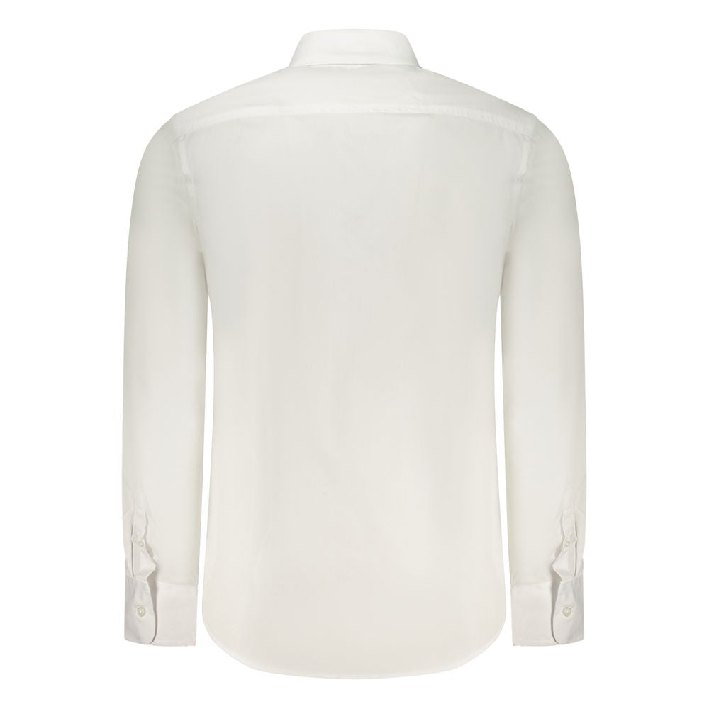 U.S. Grand Bianco Cotton Men Shirt U.S. Grand