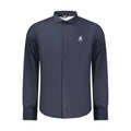 U.S. Grand Blue Cotton Men Shirt U.S. Grand