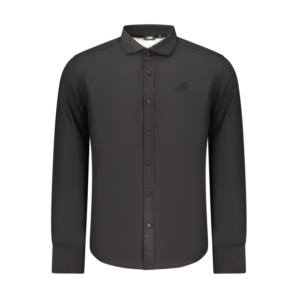 U.S. Grand Black Cotton Mens Shirt U.S. Grand