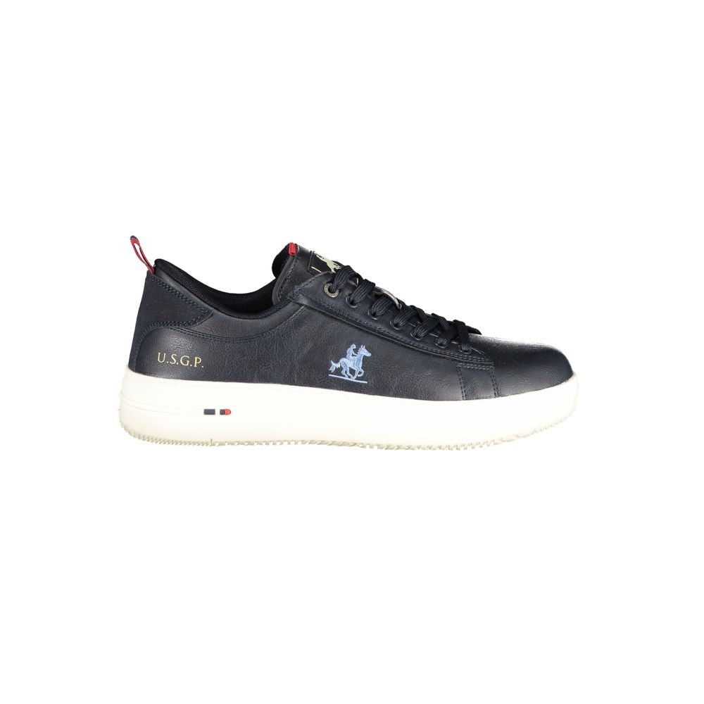 U.S. Grand Blue Polyester Men Sneaker U.S. Grand