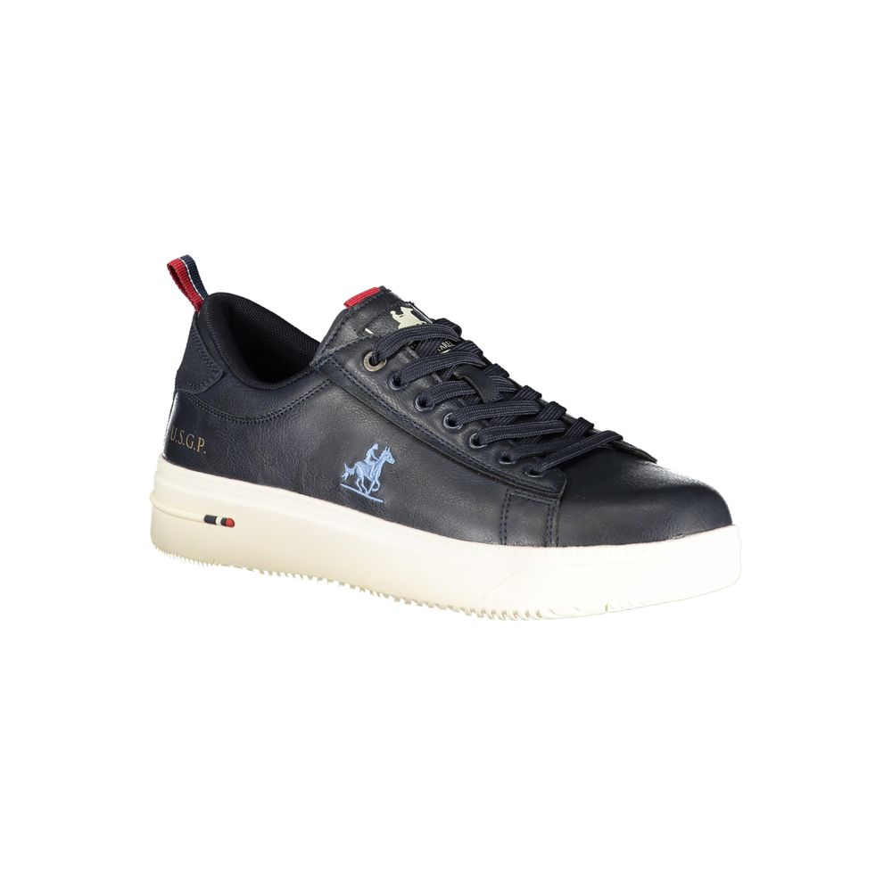 U.S. Grand Blue Polyester Men Sneaker U.S. Grand
