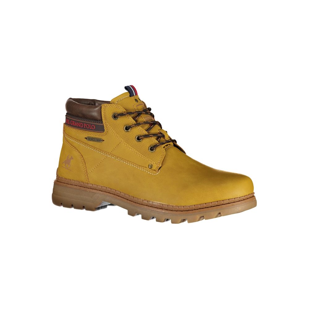 U.S. Grand Yellow Polyurethane Men Ankle Boot U.S. Grand