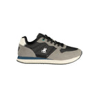 U.S. Grand Black Polyurethane Men Sneaker U.S. Grand
