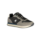 U.S. Grand Black Polyurethane Men Sneaker U.S. Grand