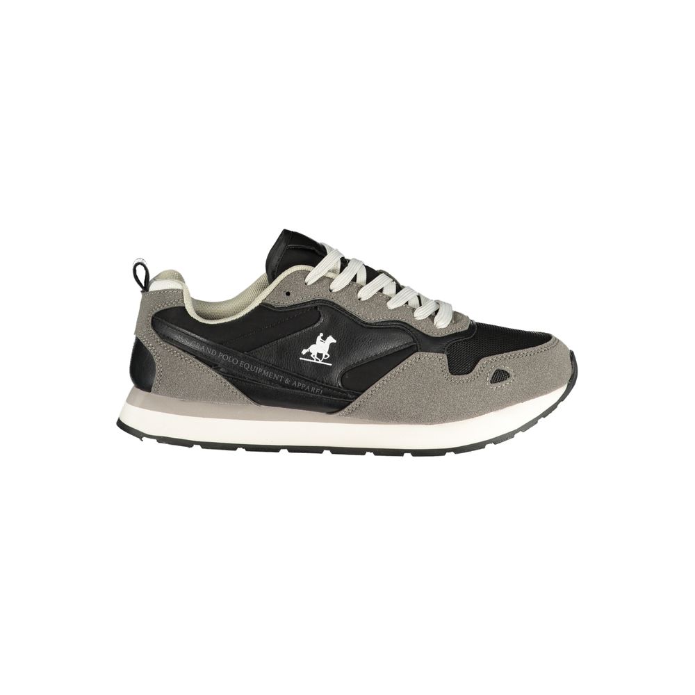 U.S. Grand Black Polyurethane Men Sneaker U.S. Grand