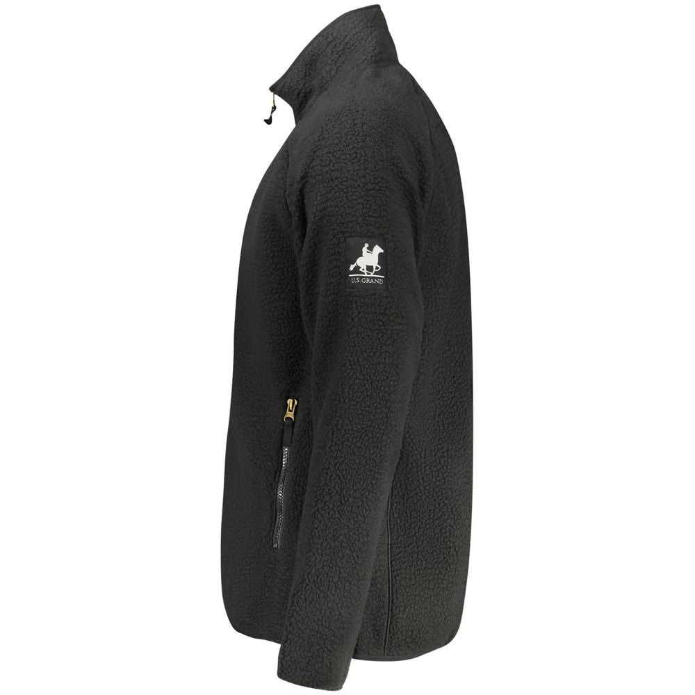 U.S. Grand Black Polyester Men's Sweatshirt U.S. Grand