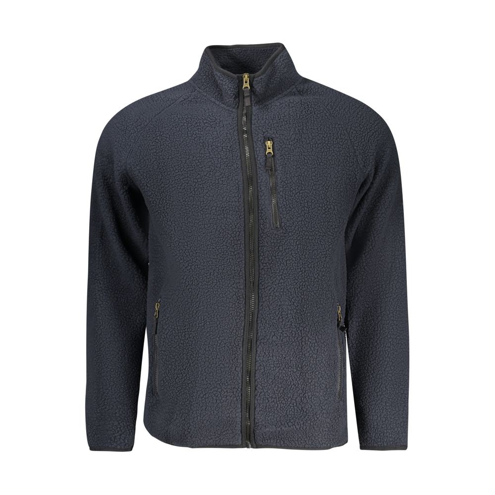 U.S. Grand Blu Polyester Men Sweatshirt U.S. Grand
