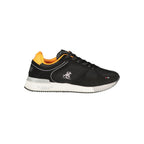 U.S. Grand Black Polyurethane Men Sneaker U.S. Grand