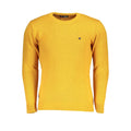 U.S. Grand Yellow Acrylic Men Sweater U.S. Grand