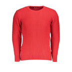 U.S. Grand Rosso Acrylic Men Sweater U.S. Grand