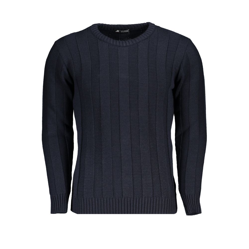 U.S. Grand Blu Acrylic Men Sweater U.S. Grand