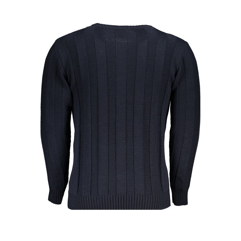 U.S. Grand Blu Acrylic Men Sweater U.S. Grand