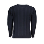 U.S. Grand Blu Acrylic Men Sweater U.S. Grand