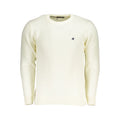 U.S. Grand White Acrylic Men Sweater U.S. Grand