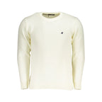 U.S. Grand White Acrylic Men Sweater U.S. Grand