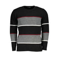 U.S. Grand Black Acrylic Mens Sweater U.S. Grand