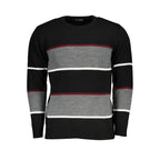 U.S. Grand Black Acrylic Mens Sweater U.S. Grand