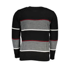 U.S. Grand Black Acrylic Mens Sweater U.S. Grand