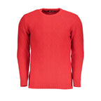 U.S. Grand Rosso Acrylic Men Sweater U.S. Grand