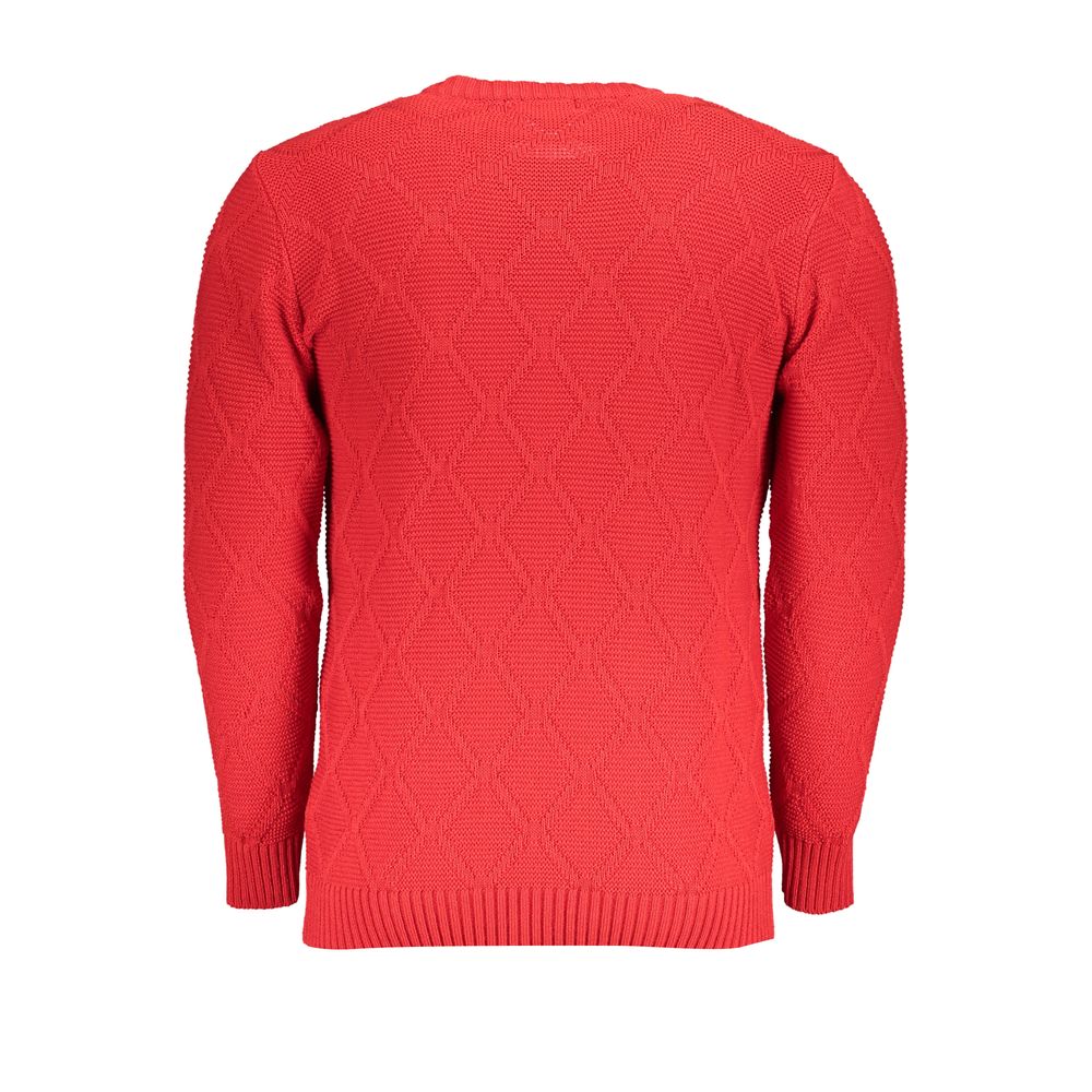 U.S. Grand Rosso Acrylic Men Sweater U.S. Grand