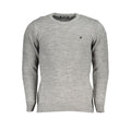 U.S. Grand Grigio Acrylic Men Sweater U.S. Grand