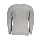 U.S. Grand Grigio Acrylic Men Sweater U.S. Grand