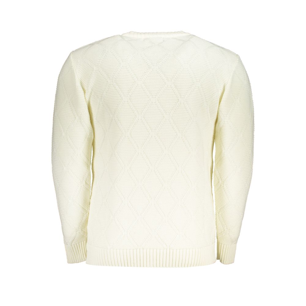 U.S. Grand Bianco Acrylic Men Sweater U.S. Grand